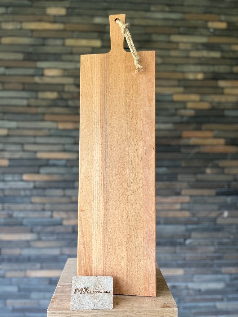 Beukenhout borrelplank, Ophalen of Verzenden, Nieuw, Rechthoekig, Hout