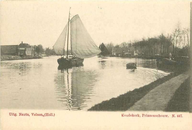 380-840-015 Koudekerk aan den Rijn Prinsenschouw, Verzenden, Voor 1920, Zeeland