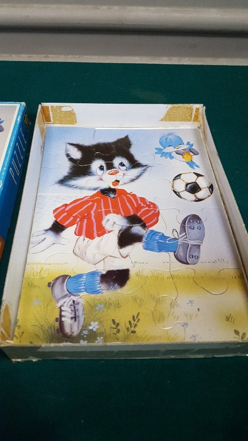 puzzel voetbal poes, Ophalen of Verzenden, 'T Olde Gre-j, Info@toldegrej.nl, Endepoelstraat 20f Didam