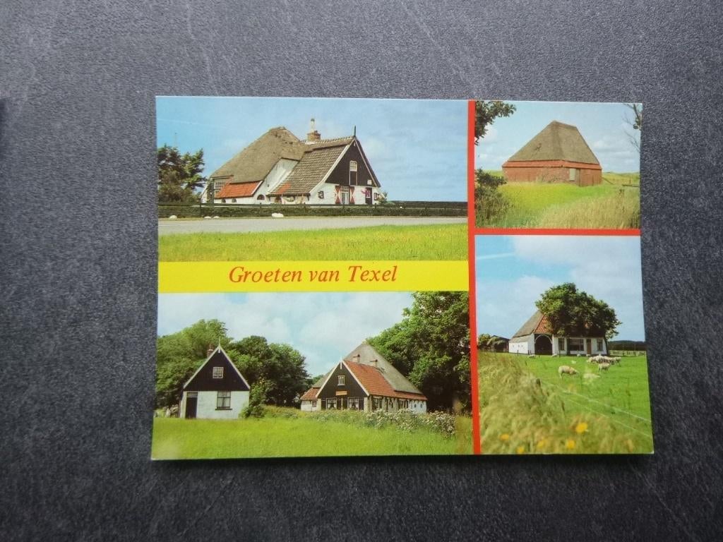 groeten van Texel, Verzenden, 1980 tot heden, Ongelopen, Waddeneilanden