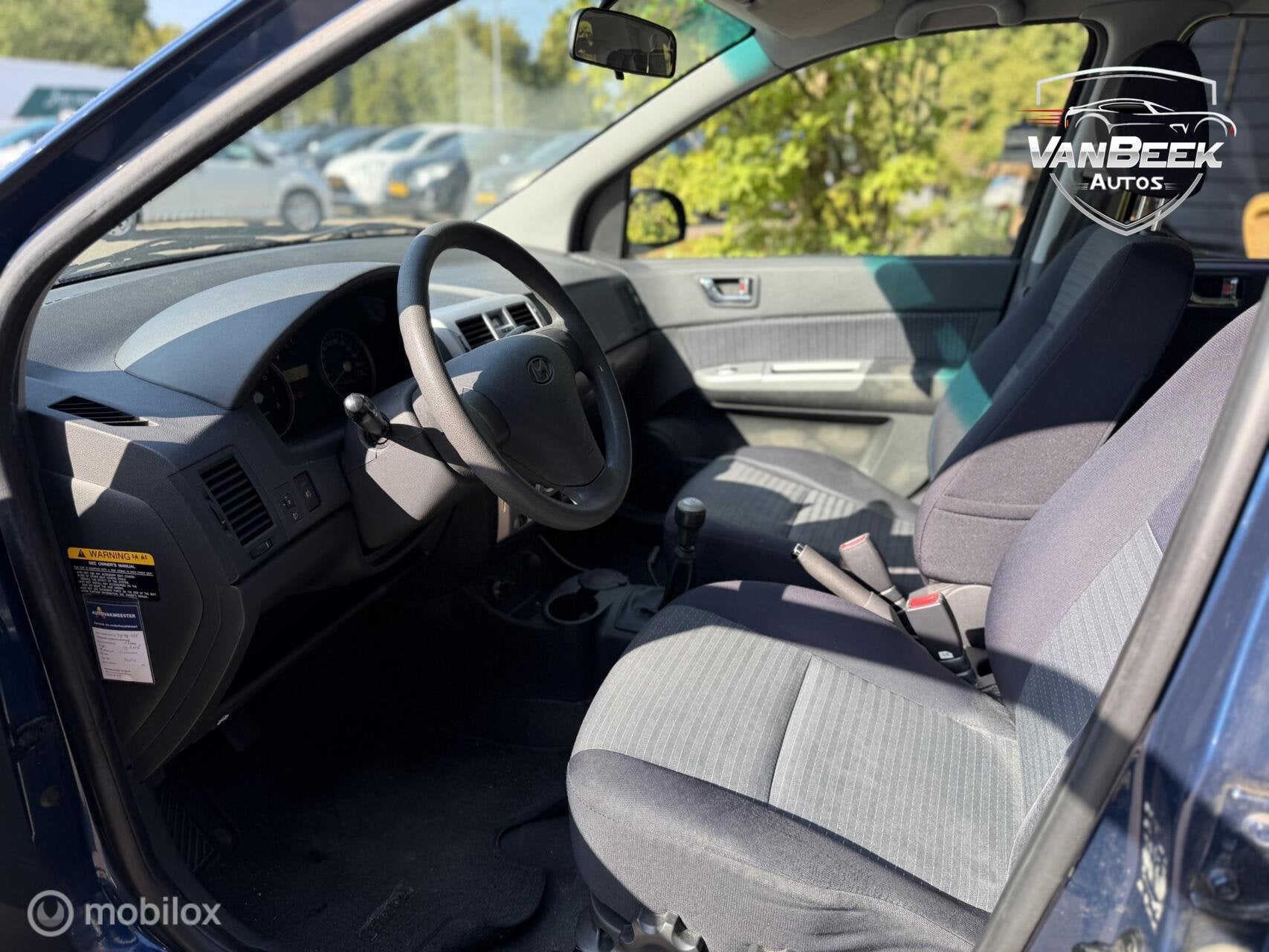 Hyundai Getz 1.4i Active Joy Apk Airco, Auto's, 450 kg, Gebruikt, 4 cilinders, Blauw