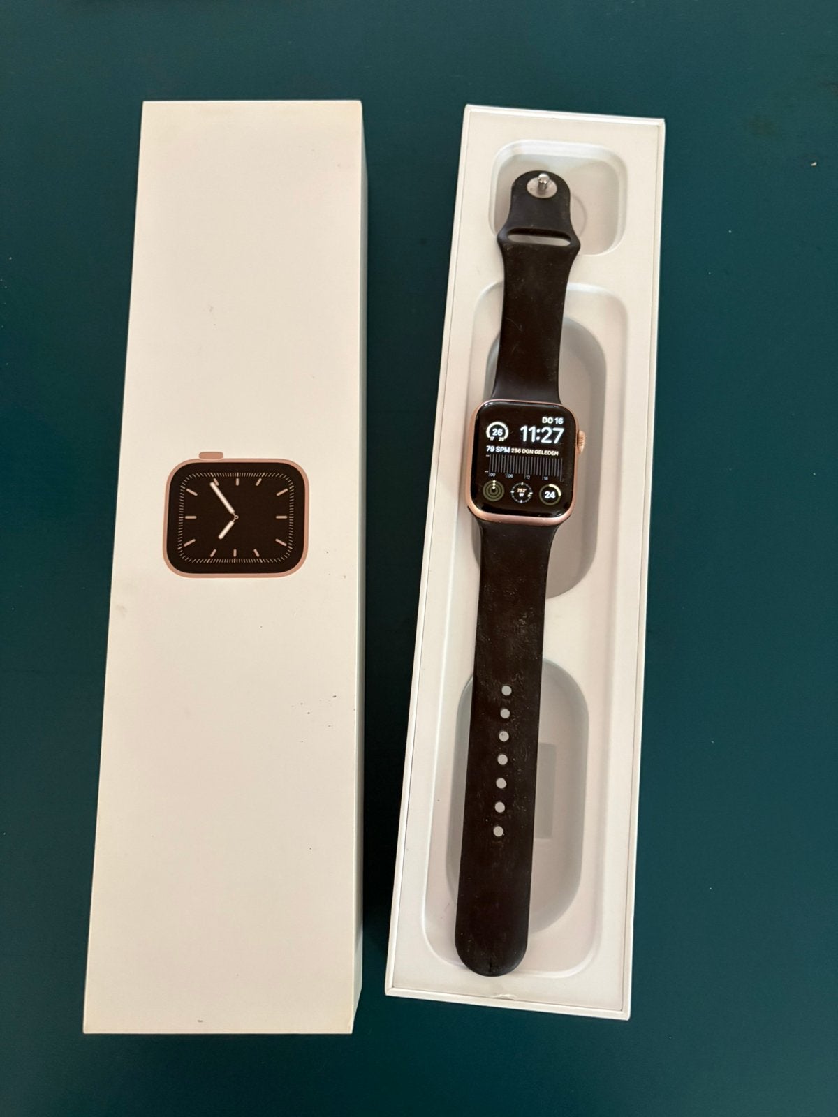 Apple watch serie 5, 40mm, Ophalen, Gebruikt, Roze, IOS