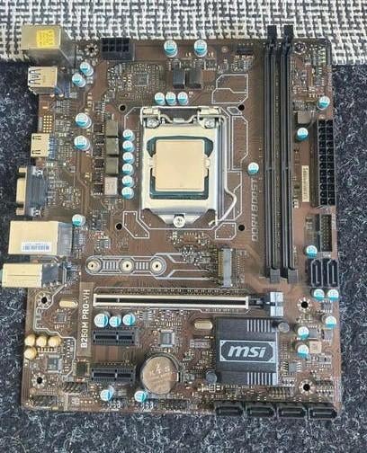 MSI B250M PRO-VH moederbord met Intel i5-6500 CPU, Computers en Software, Moederborden, Ophalen, Gebruikt, Micro ATX, LGA 1151