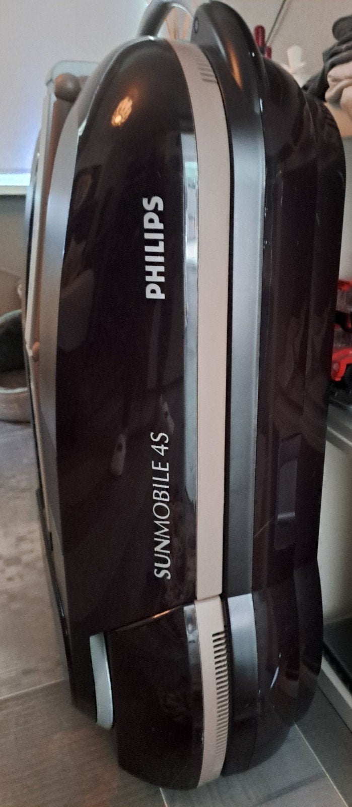 Philips Sunmobile 4S Zonnebank - Compact en Verrijdbaar, Witgoed en Apparatuur, Ophalen, Zo goed als nieuw, Zonnebank dubbelzijdig