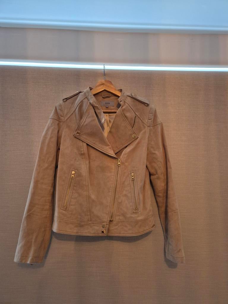 Ibana jack suede leer beige maat 38, Kleding | Dames, Ophalen of Verzenden, Zo goed als nieuw, Maat 38/40 (M), Beige