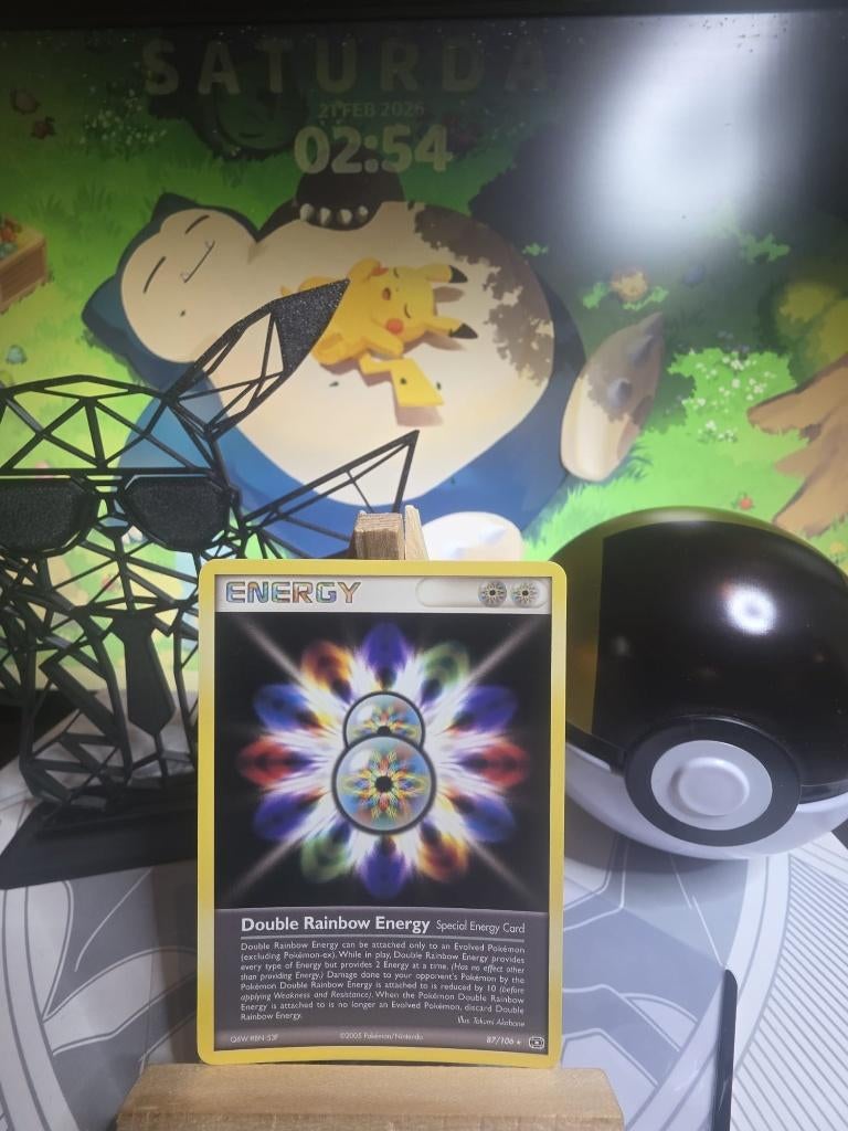 Double Rainbow Energy 87/106 Pokemon Emerald, Ophalen of Verzenden, Zo goed als nieuw, Losse kaart