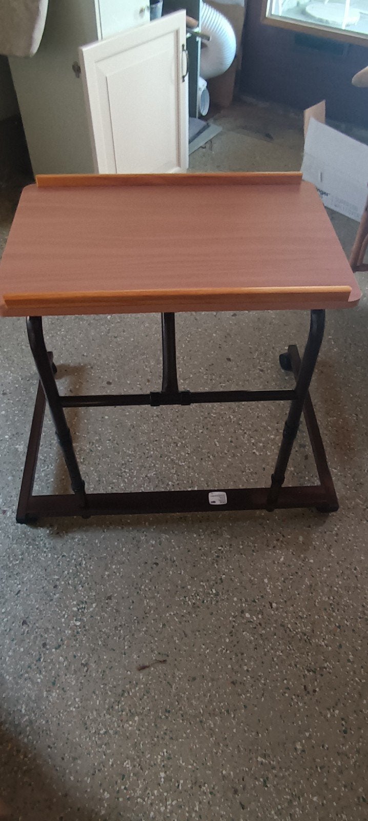 Stoel leestafel, k verrijdbaar,  verstelbaar in hoogte,, Ophalen, 50 tot 100 cm, Zo goed als nieuw, Overige houtsoorten