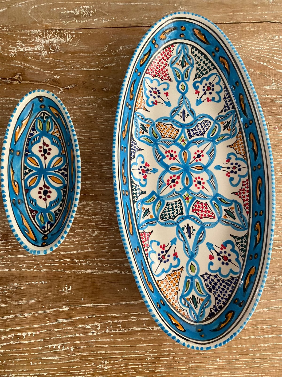 Tunesisch servies / serveerschalen, Ophalen of Verzenden