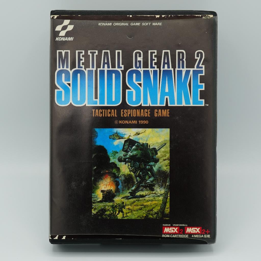 MSX Konami Metal Gear 2 Solid Snake, Computers en Software, Vintage Computers, Verzenden, PHILIPS MSX