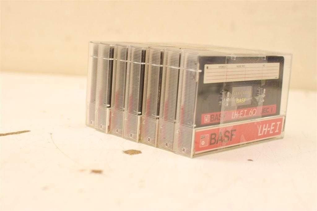 7 stuks Basf cassettebandjes 46578, Ophalen of Verzenden, Gebruikt, Overige genres, 1 bandje