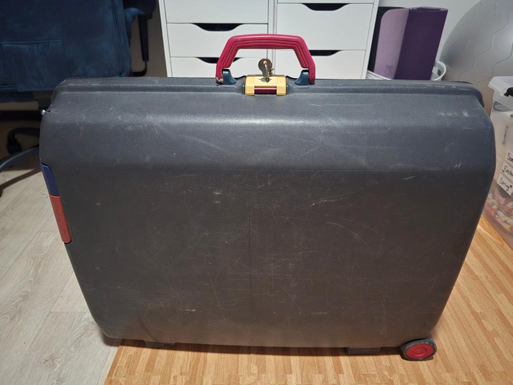 Samsonite Oyster Vintage Hardshell koffer, Wieltjes, Gebruikt, Hard kunststof, Ophalen of Verzenden