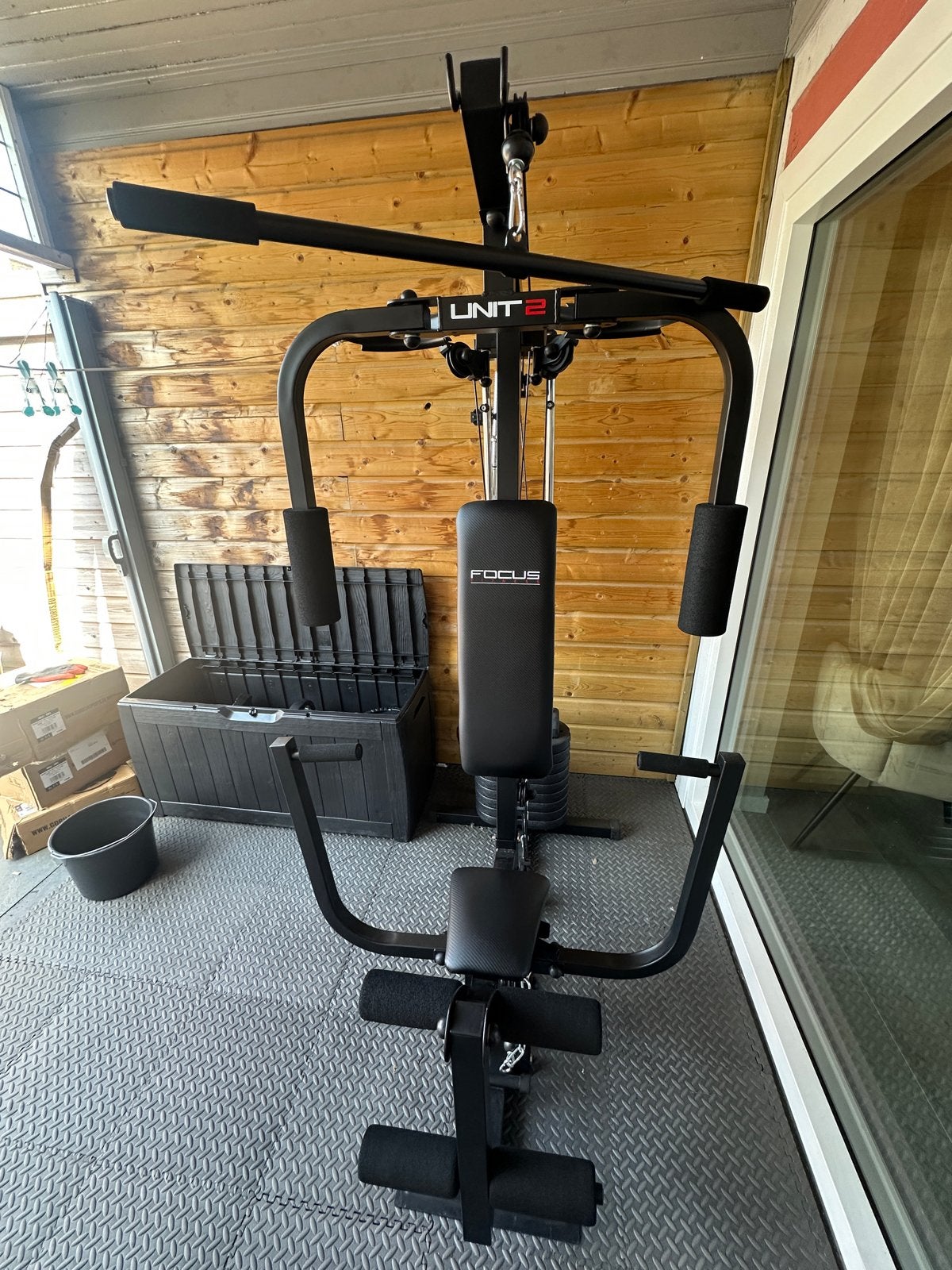 Focus Unit 2 Fitness Krachtstation - Complete Home Gym, Ophalen, Krachtstation, Armen, Zo goed als nieuw