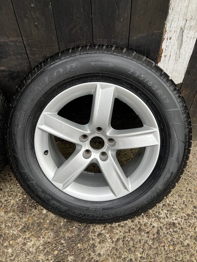 Originele Audi Q5 5x112 17” winterset 5mm dunlop wintersport, Auto-onderdelen, Banden en Velgen, Niet ingevuld, Gebruikt, Banden en Velgen