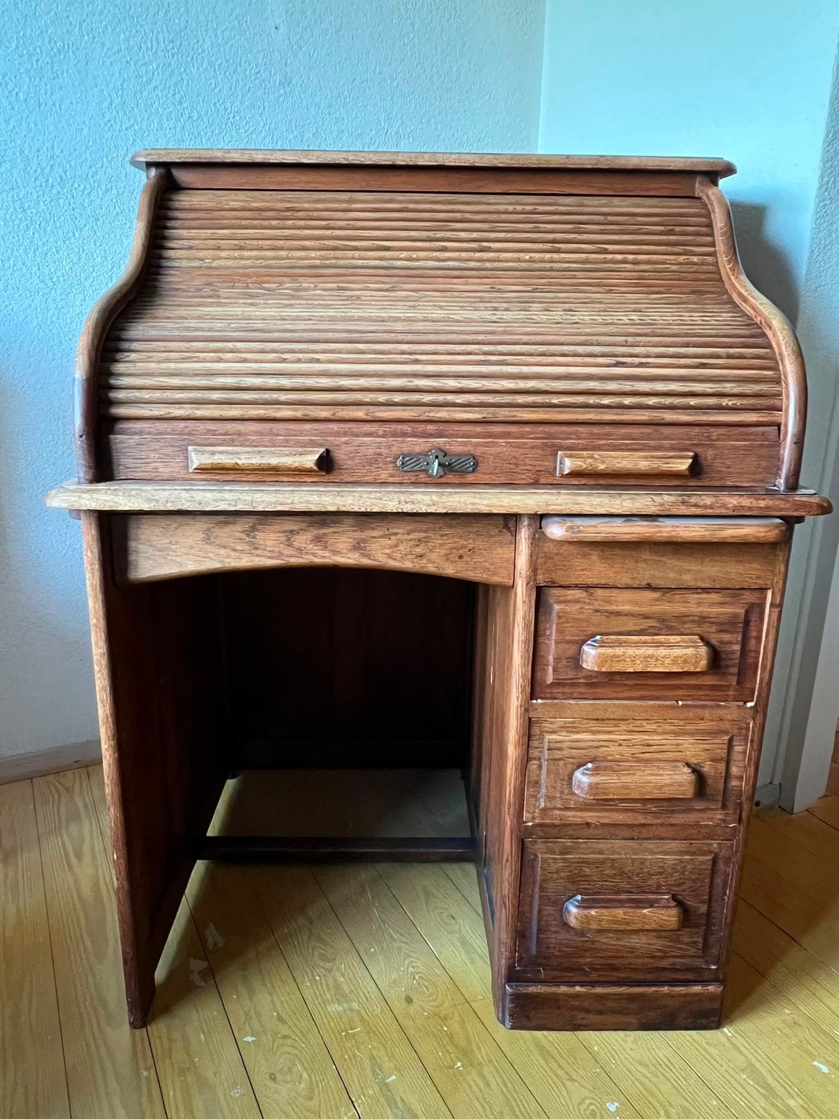 Secretaire bureau, Huis en Inrichting, Bureaus, Met lades, Hout, Secretaire, Vintage