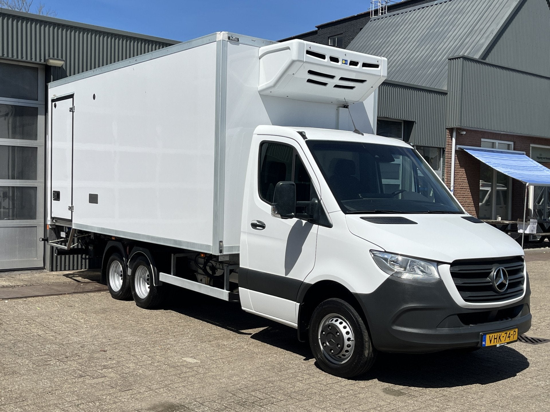 Mercedes-Benz Sprinter 516 2.2 CDI Clixstar Be-combi Koelwag, Auto's, Gebruikt, 4 cilinders, Start-stop-systeem, Wit