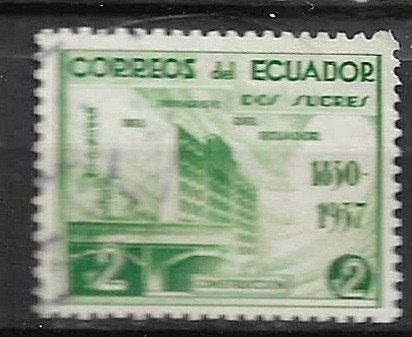 ECUADOR 1937-voor Tacir 0.10, Ophalen of Verzenden, Gestempeld, Zuid-Amerika