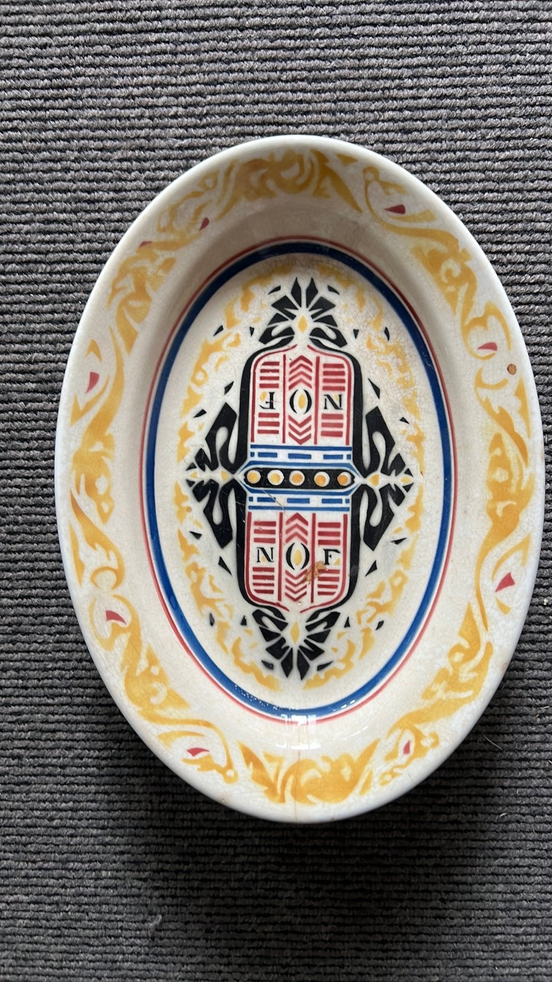 Aardewerk schotel 1924, Ophalen of Verzenden