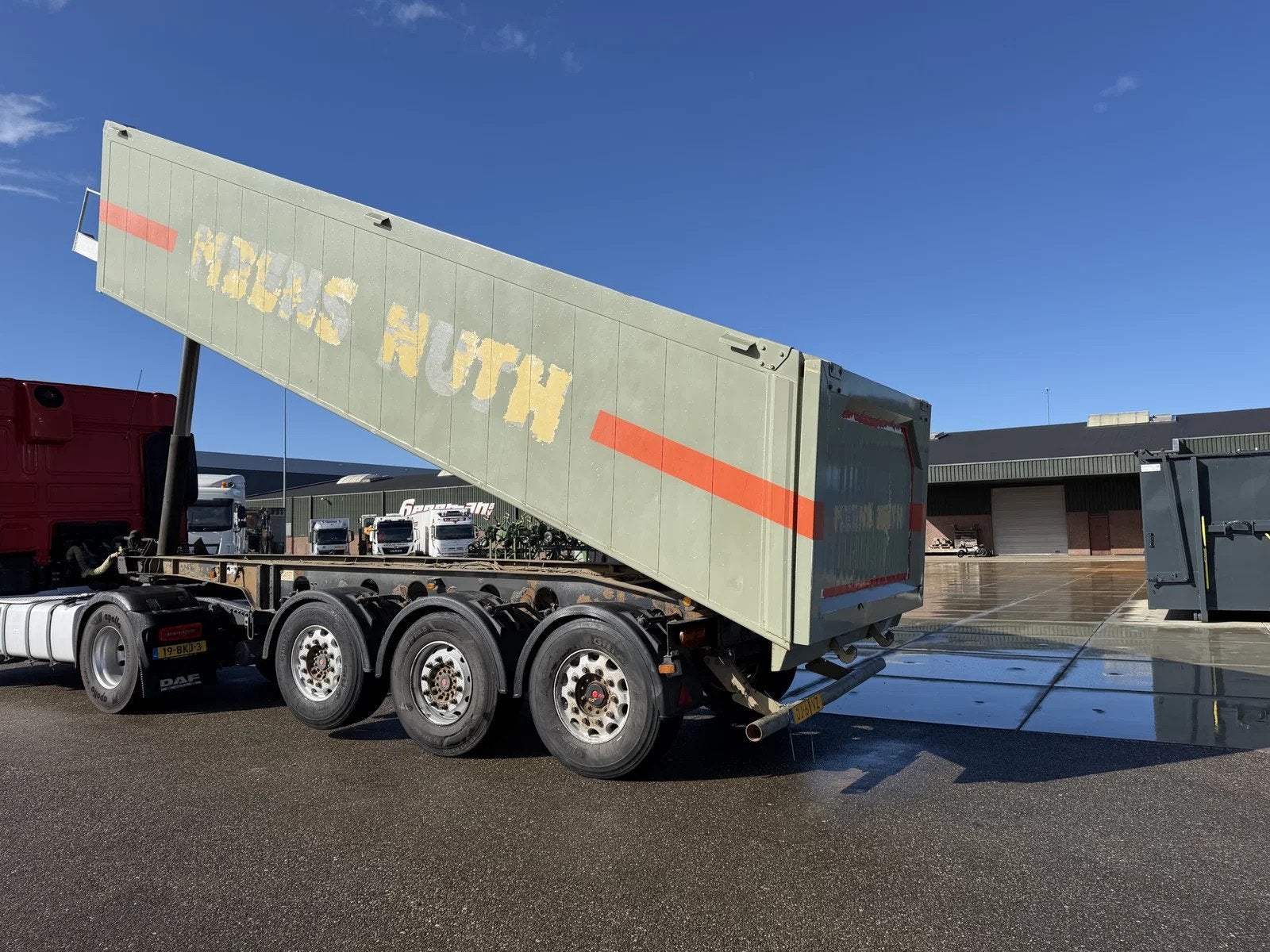 Fliegl DHKA 390 27m3 Alu Kipper / Liftas / APK tot 8-2027, Overige brandstoffen, Origineel Nederlands, Bedrijf, ABS