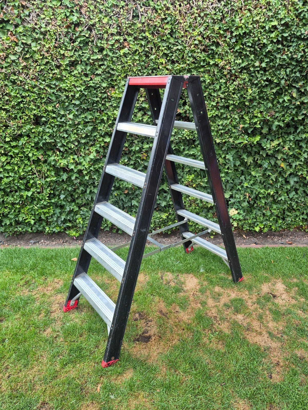 Altrex dubbelzijdig 6 treden trap, Ophalen, Minder dan 2 meter