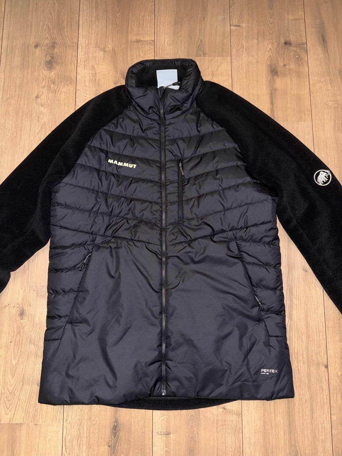 Nieuw Mammut Pertex vest met fleece mouwen L, Ophalen of Verzenden, Nieuw, Maat 52/54 (L), Zwart
