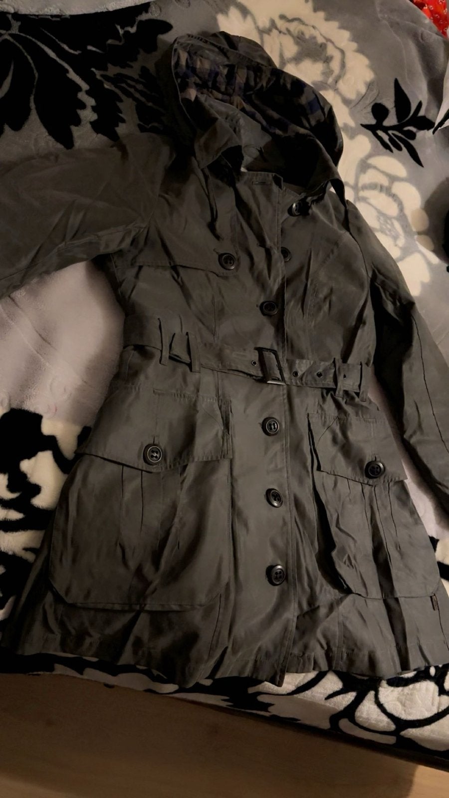 Object Collectors Item Trenchcoat - Maat M, Ophalen of Verzenden, Zo goed als nieuw, Maat 38/40 (M), Grijs