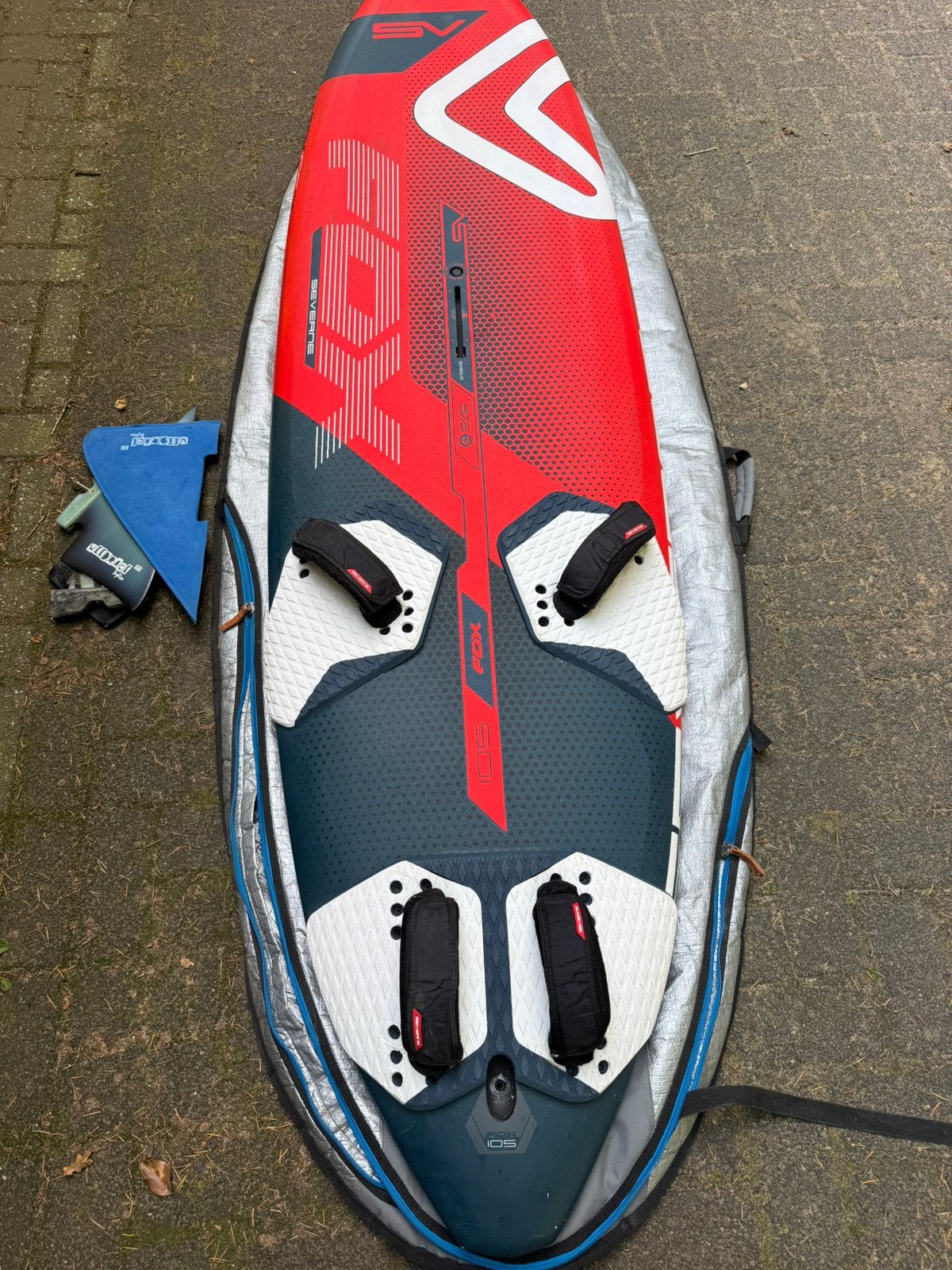 Severne Fox V2 105liter 2023, Watersport en Boten, Windsurfen, Ophalen, Gebruikt, Met draagtas, Minder dan 250 cm