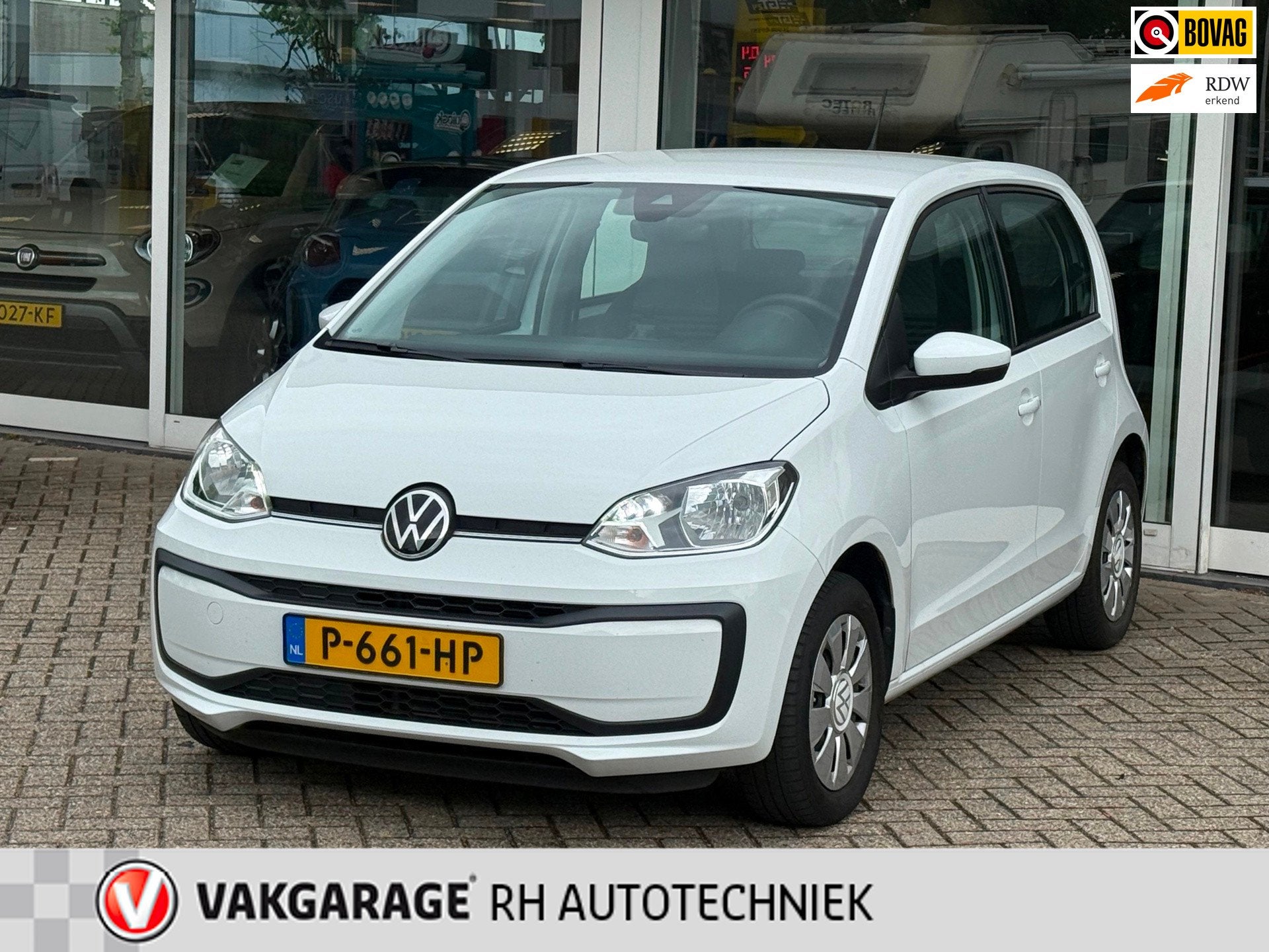 Volkswagen Up! 1.0, Auto's, Volkswagen, Gebruikt, 4 stoelen, Origineel Nederlands, Bedrijf