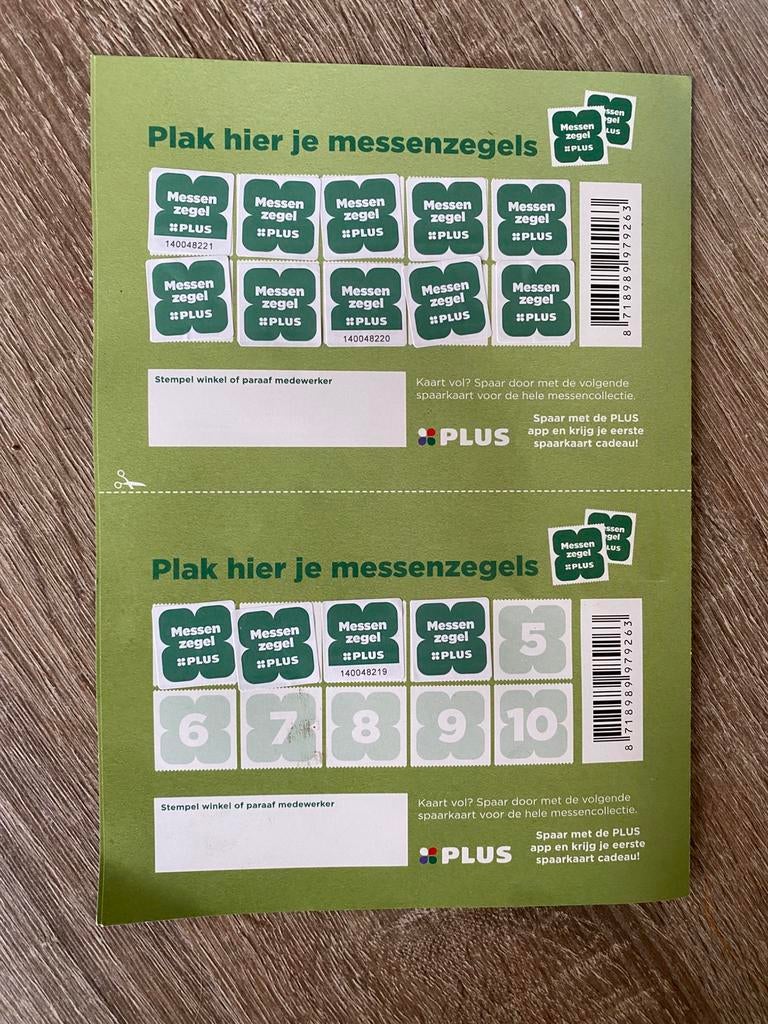 14 messenzegels, Ophalen of Verzenden, Zegels, Bonnen of Punten