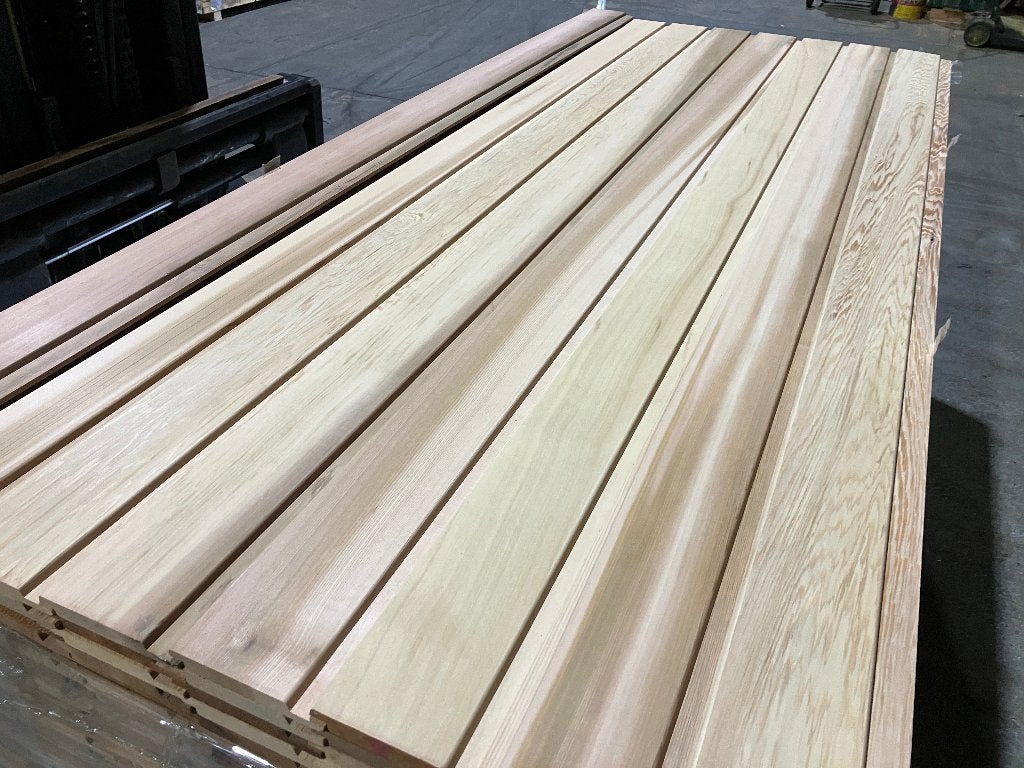 rabatdelen-channelsiding–Western Red Cedar-18x127mm werkend, Ophalen, Planken, Nieuw, Hardhout