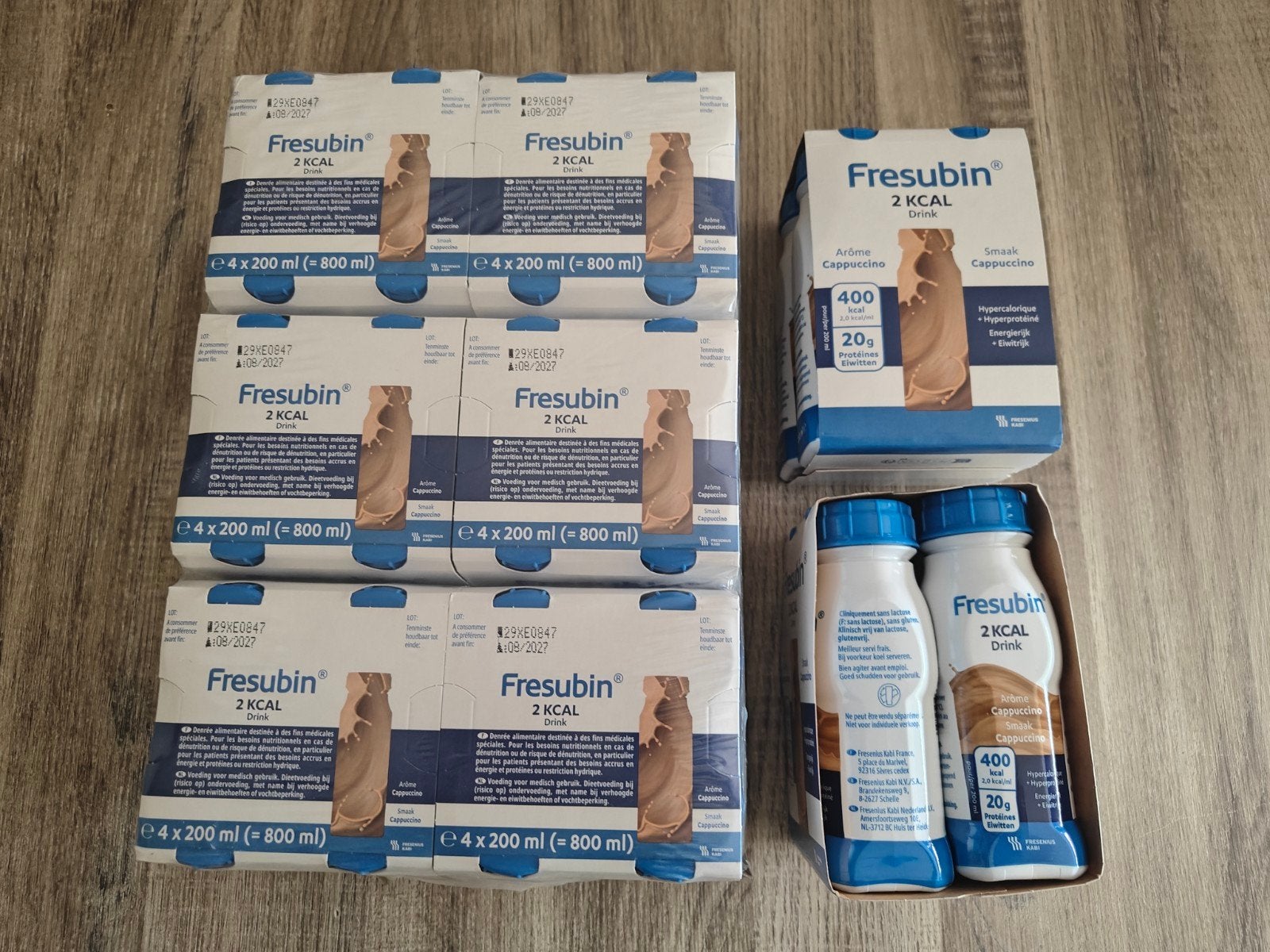 Fresubin Drinkvoeding Smaak Cappuccino 32x200ML, Diversen, Levensmiddelen, Ophalen of Verzenden