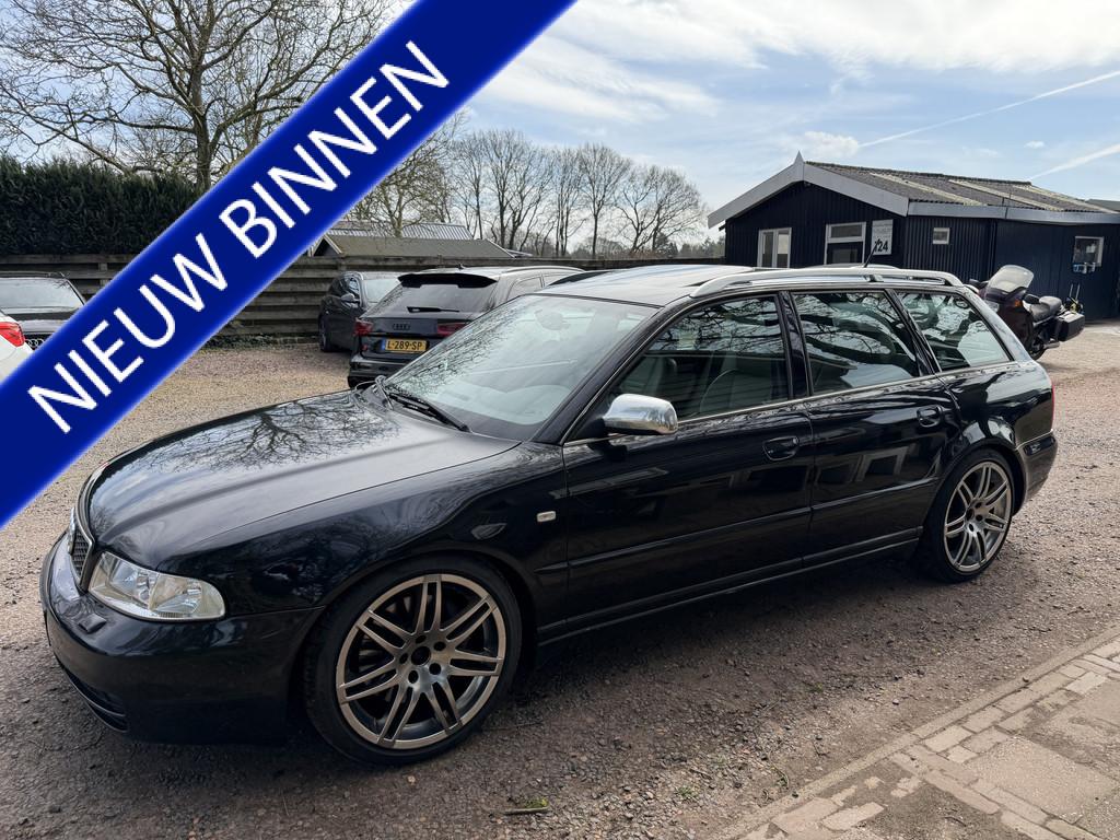 Audi A4 Avant 2.7 V6 quattro S4 Advance FACELIFT|SPORTLINE, Stoelverwarming, 2671 cc, Zwart, Handgeschakeld