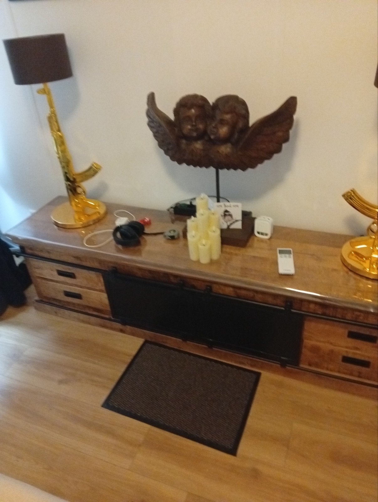 TV-meubel / Dressoir - 200cm breed, 53cm diep, 60cm hoog, Gebruikt, 150 tot 200 cm, 50 tot 75 cm, Ophalen