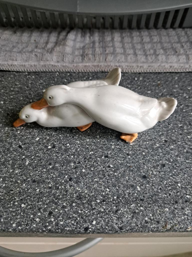 Ganzen beeldje, Ophalen, Gebruikt, Mens