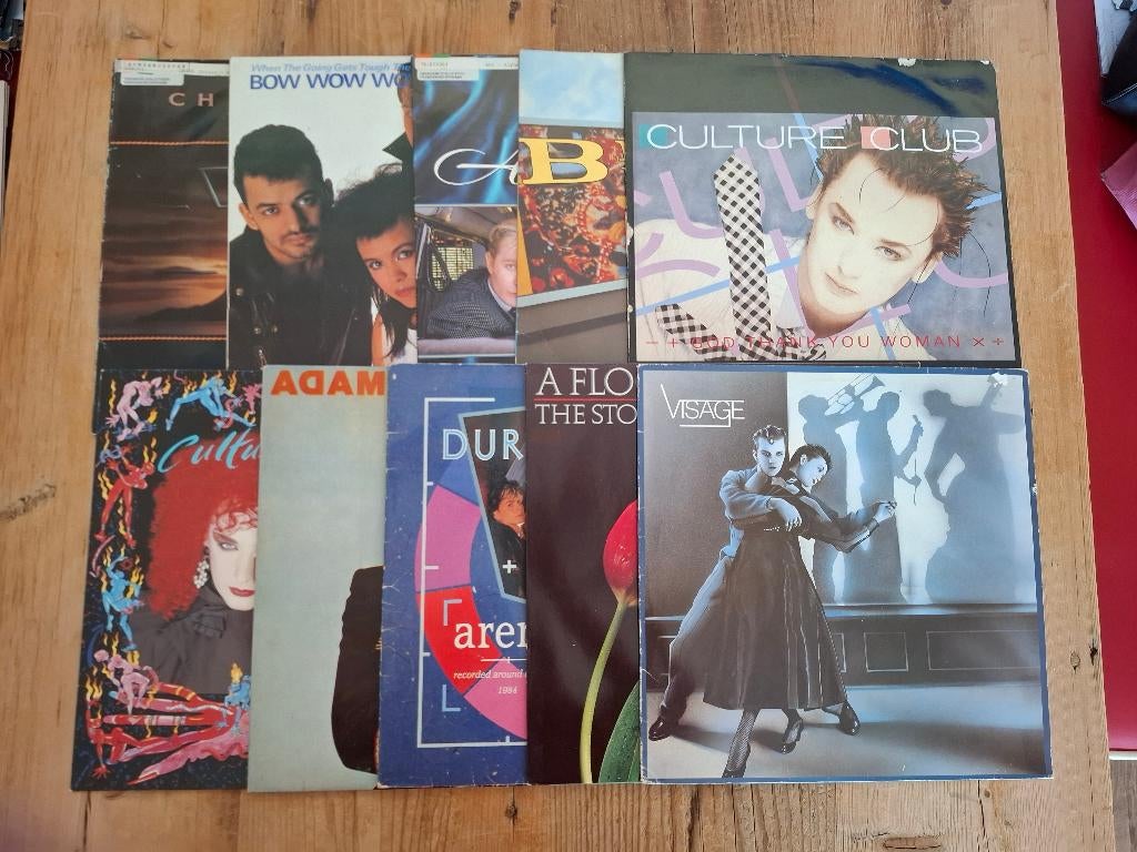New Wave / 80’s pop LP’s (10 stuks), Cd's en Dvd's, Vinyl | Pop, Ophalen, 1980 - 1989, Gebruikt, 12 inch