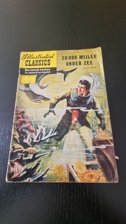 20.000 Mijlen Onder Zee - Geïllustreerde Klassieker, Boeken, Ophalen of Verzenden, Gelezen, Jules Verne, Nederland