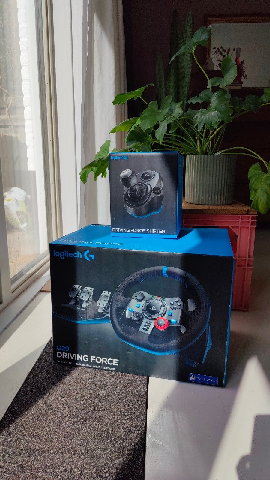 Logitech G29 Driving Force met shifter, Ophalen, Zo goed als nieuw, Stuur of Pedalen, PlayStation 3