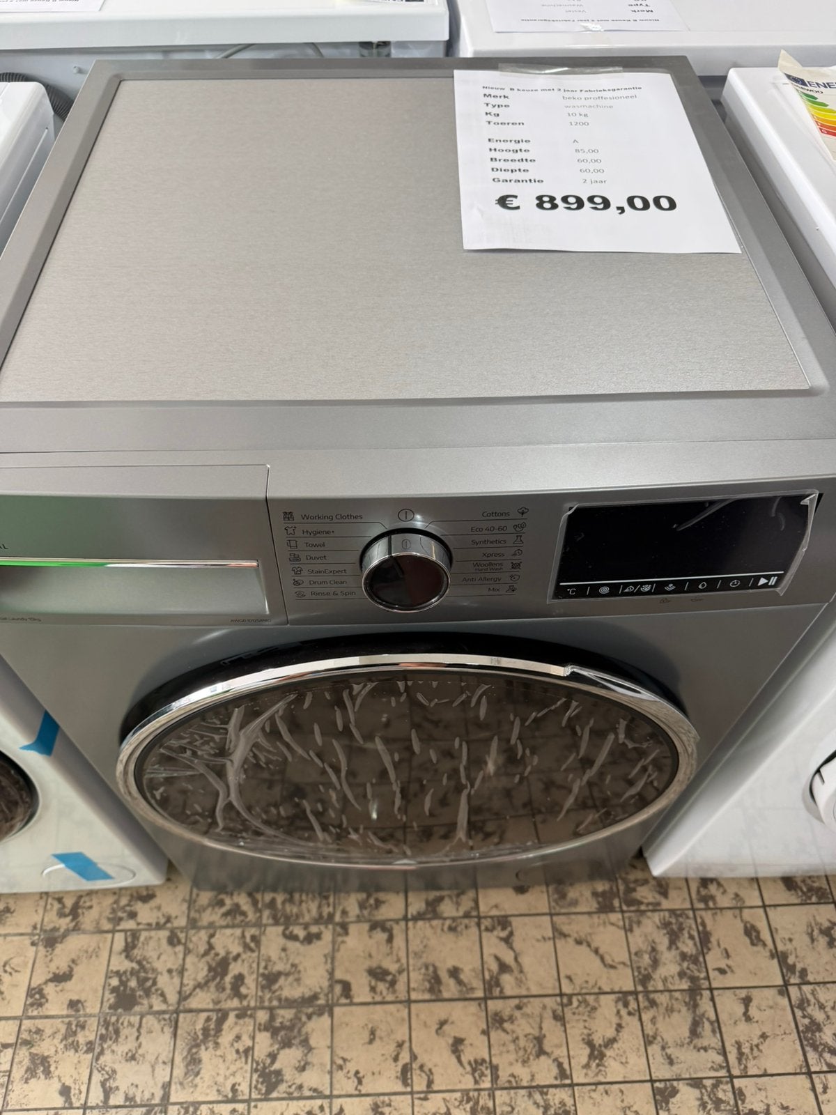 Een kleine greep uit onze voorraad wasmachine nieuw, Ophalen, 1200 tot 1600 toeren, Minder dan 85 cm, 8 tot 10 kg