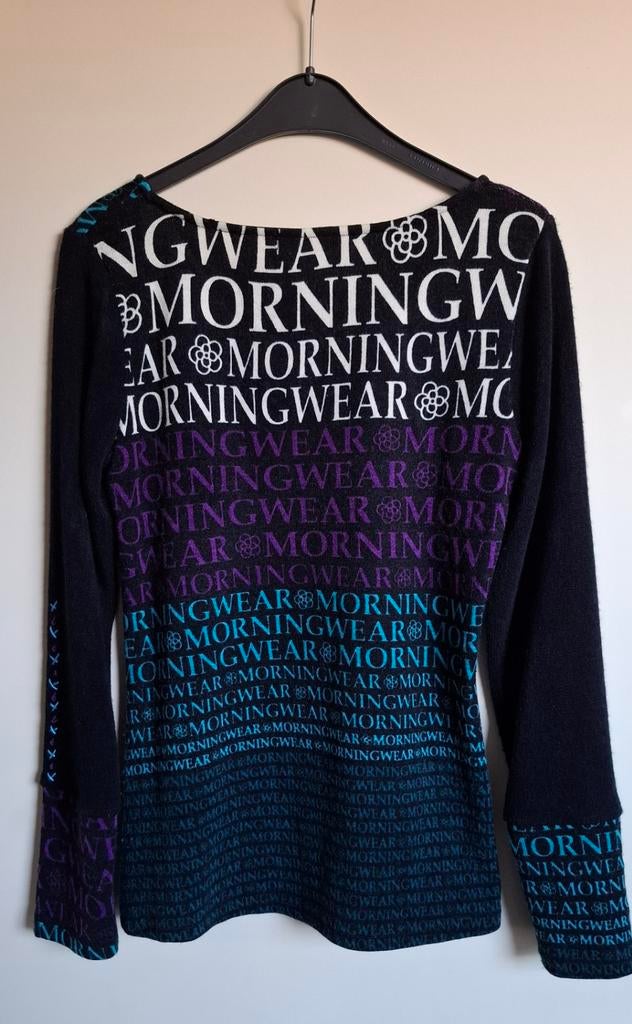 Exquiss's trui met lange mouwen en print NIEUW, Kleding | Dames, Maat 38/40 (M), Exquiss's, Paars, Onbekend