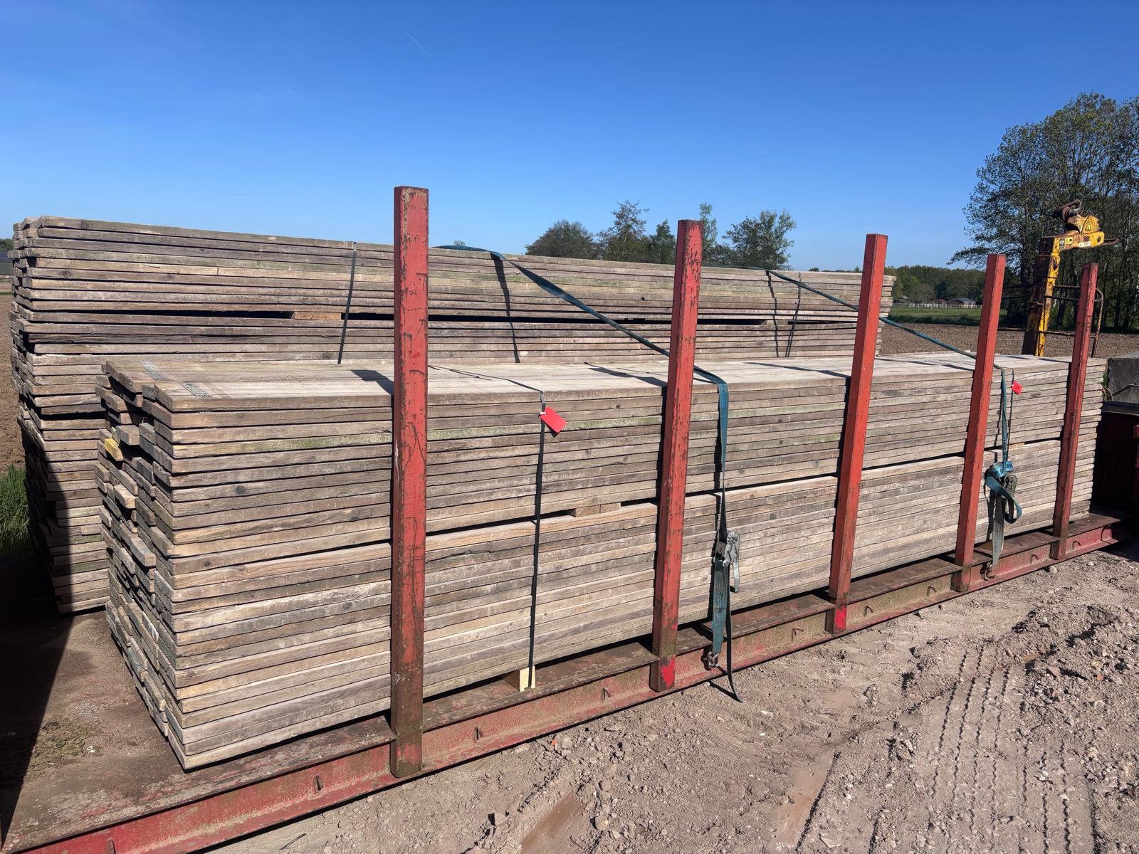 Steigerplanken - korting bij grote afname, Ophalen