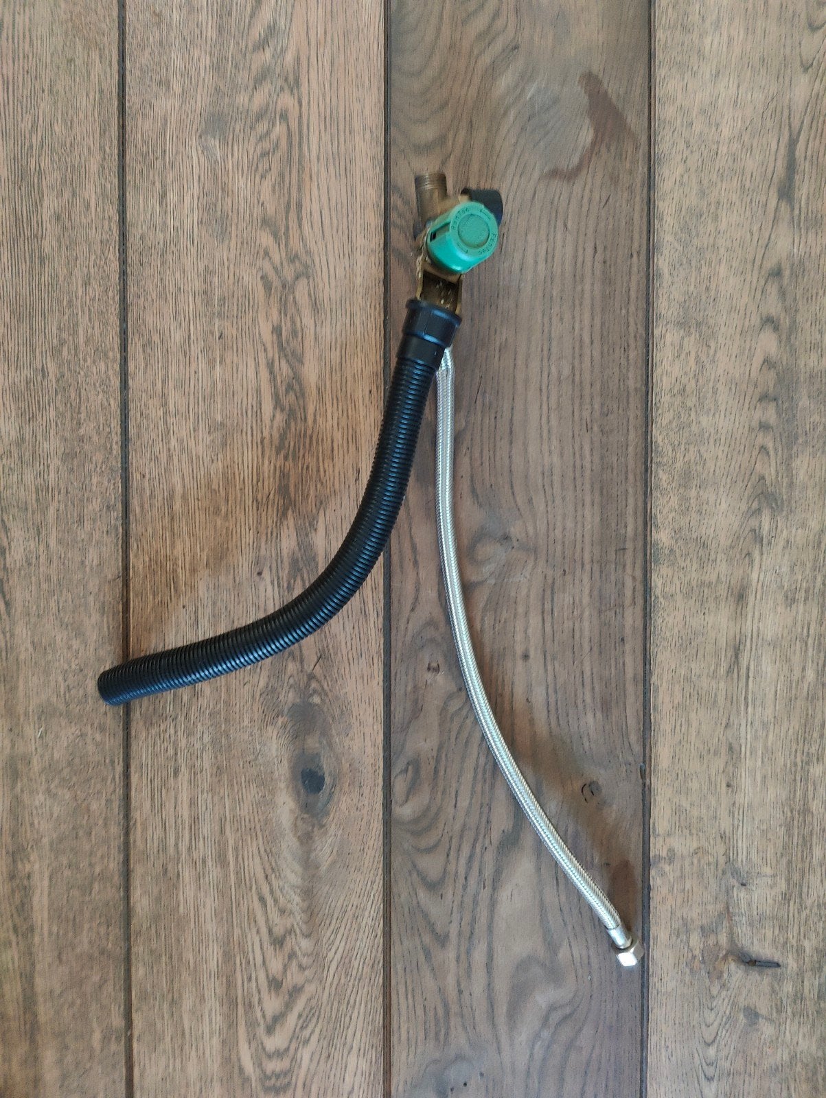Kraan met overdrukventiel, gebruikt, Doe-het-zelf en Verbouw, Sanitair, Ophalen of Verzenden, Gebruikt, Koper, Kraan