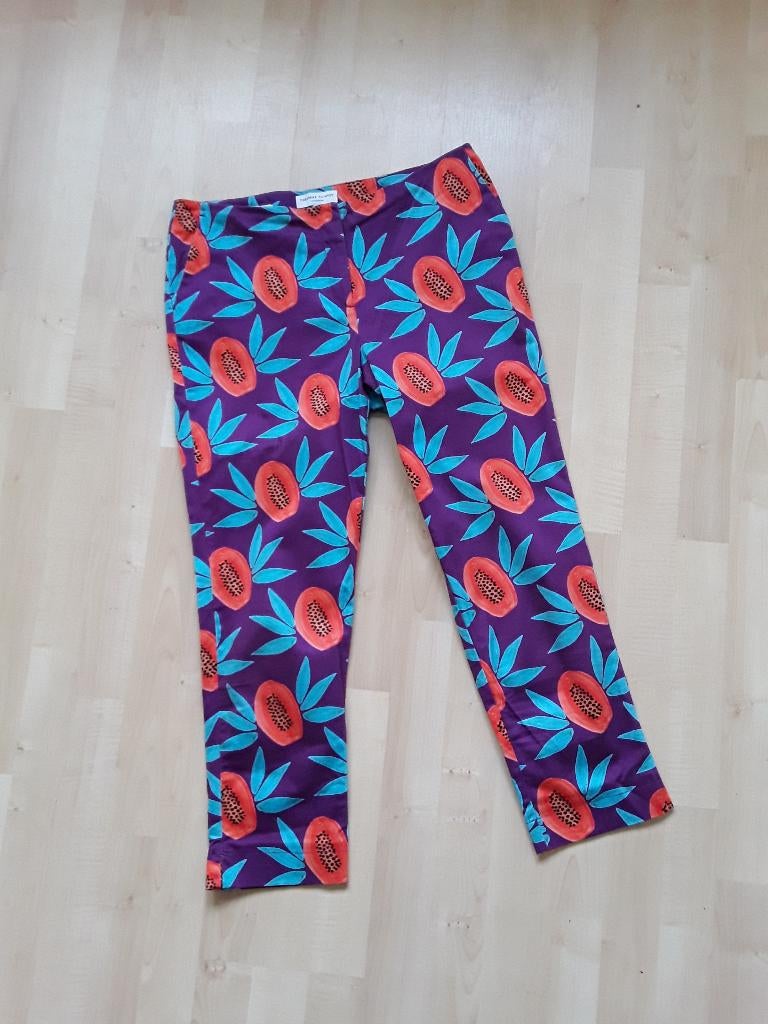 Multicolor broek van Fabienne Chapot mt M, Kleding | Dames, Broeken en Pantalons, Maat 38/40 (M), Overige kleuren, Verzenden, Zo goed als nieuw