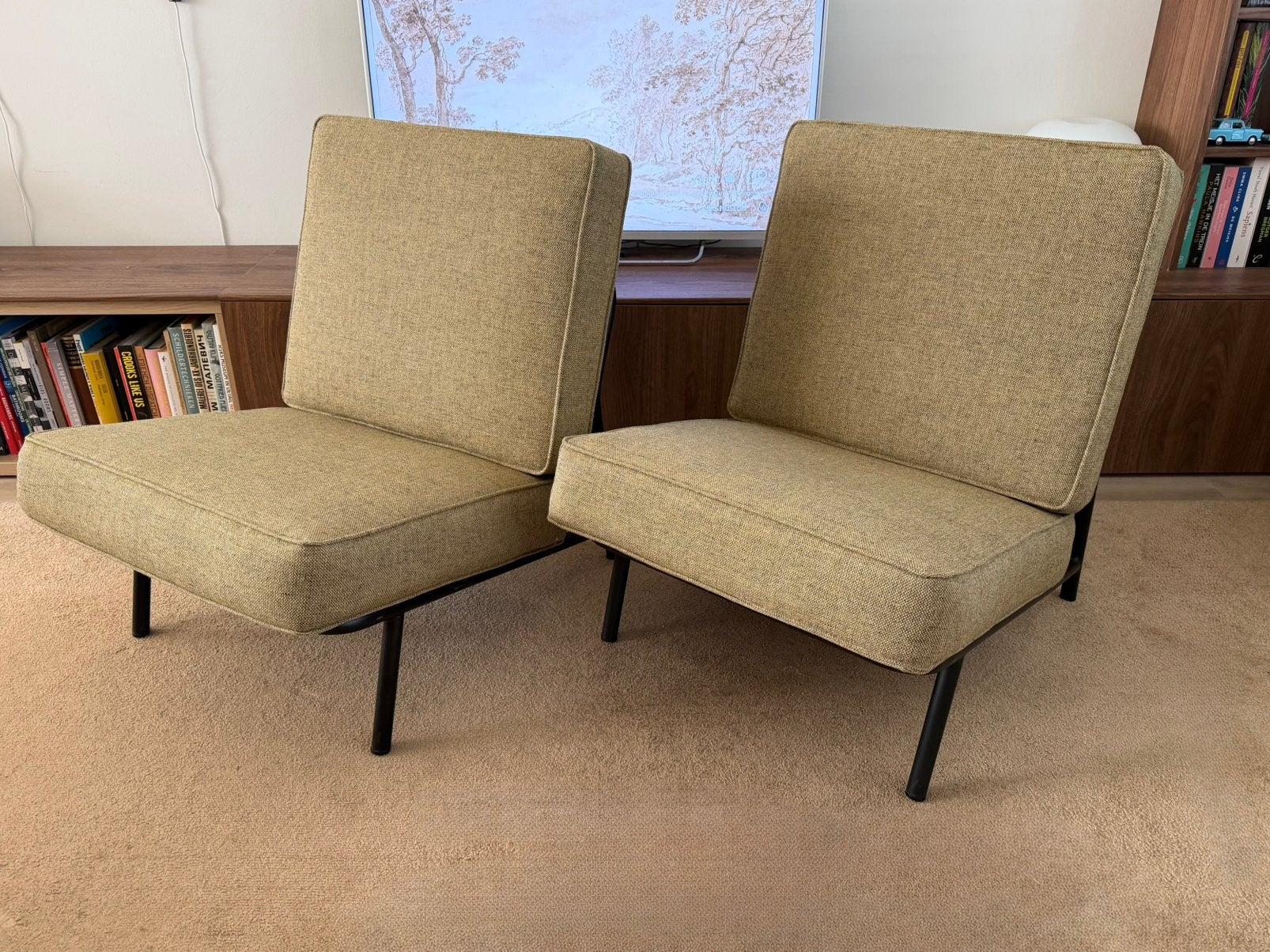 Set van 2 Artifort Model 013 fauteuils - Alf Svensson - Jare, Antiek en Kunst, Ophalen