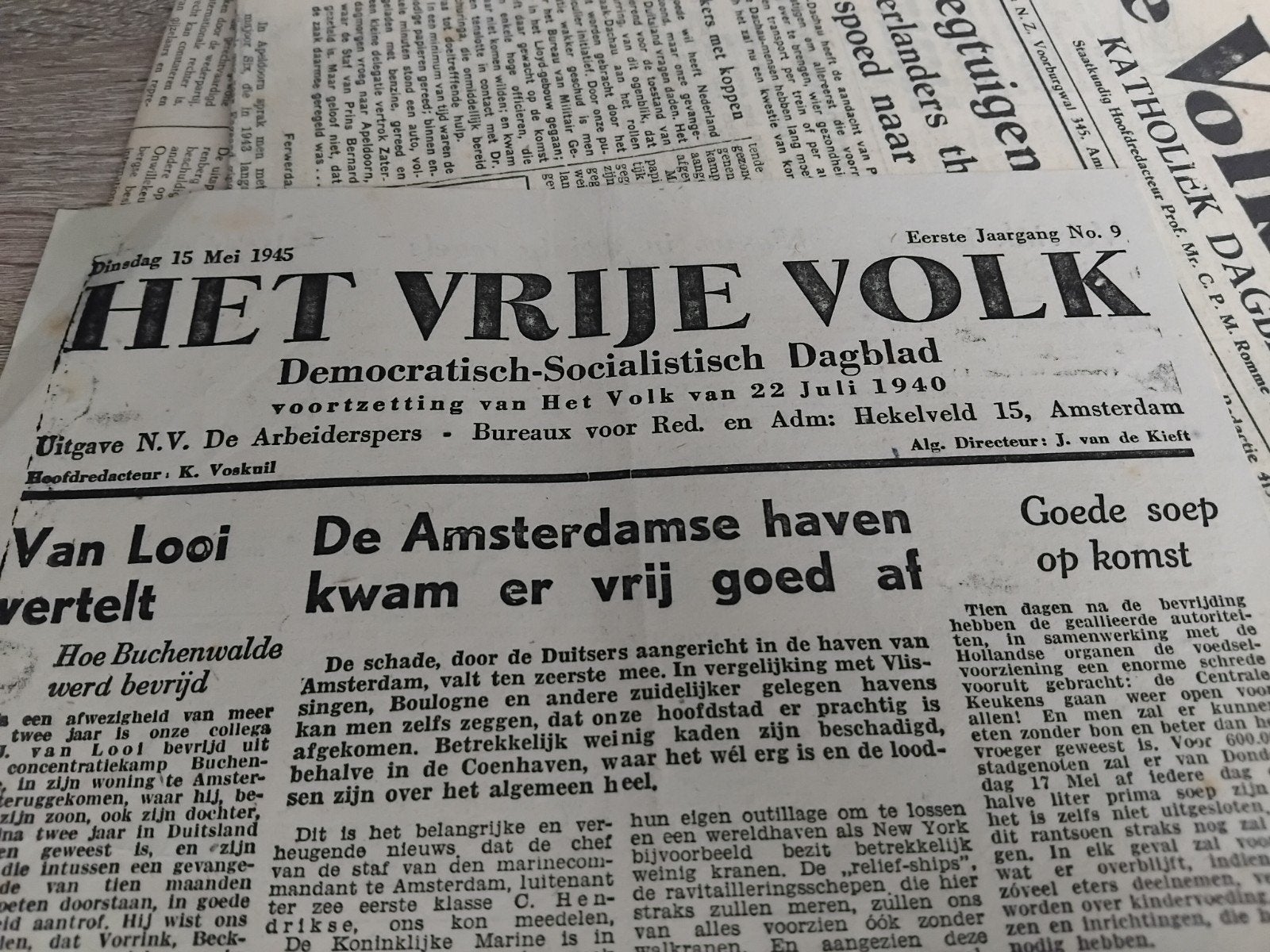 24x krant Concentratiekampen 40er jaren, Ophalen of Verzenden, 1940 tot 1960, Krant