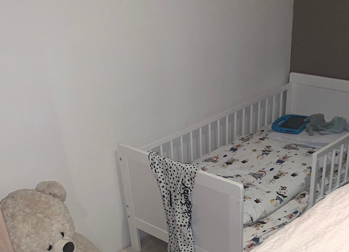 PEUTERBED, Kinderen en Baby's, Kinderkamer | Bedden, Ophalen, 70 tot 85 cm, 140 tot 160 cm, Zo goed als nieuw
