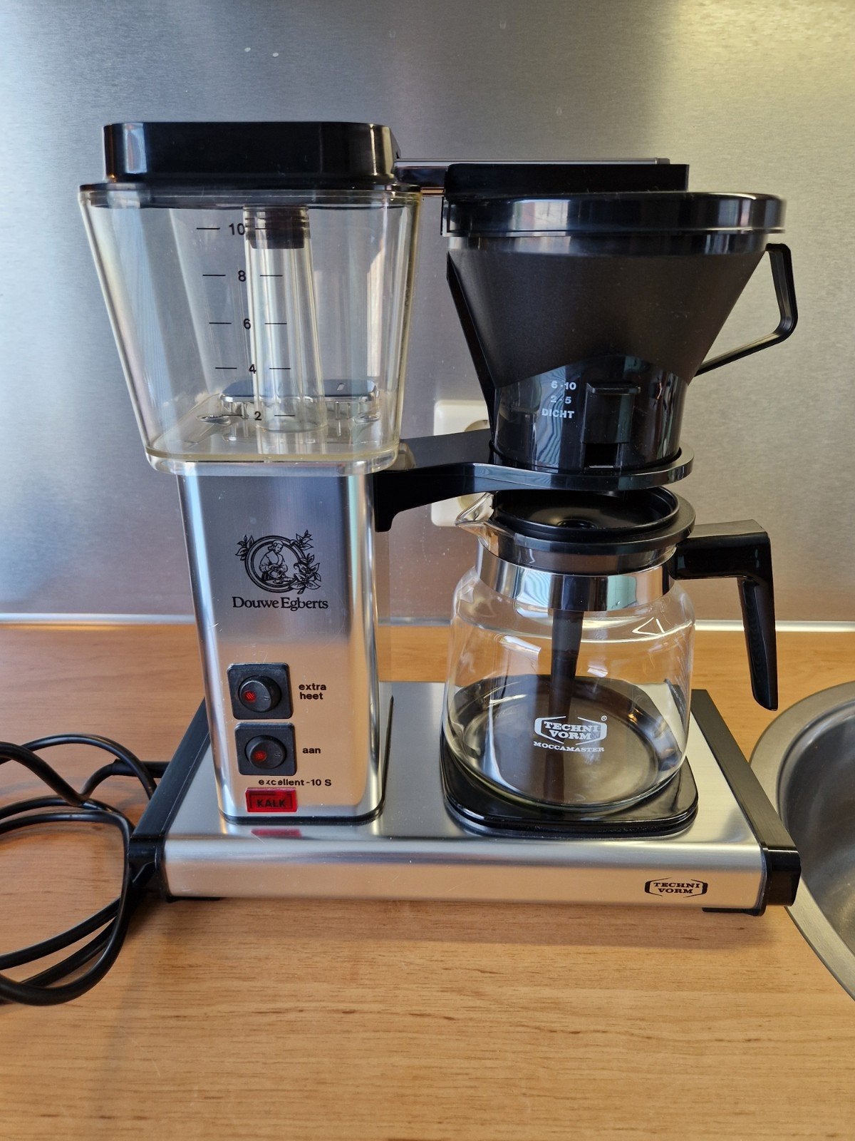 ☕️ Douwe Egberts ⚠️ Moccamaster ⚠️ Koffiezetapparaat, Koffiemachine, Gemalen koffie, Ophalen of Verzenden, Zo goed als nieuw