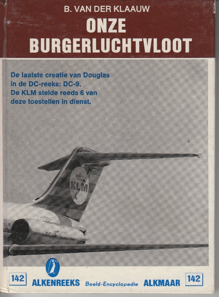Onze burgerluchtvloot Alken Beeld-Encyclopedie nummer 142, Ophalen of Verzenden, Gebruikt, Boek of Tijdschrift