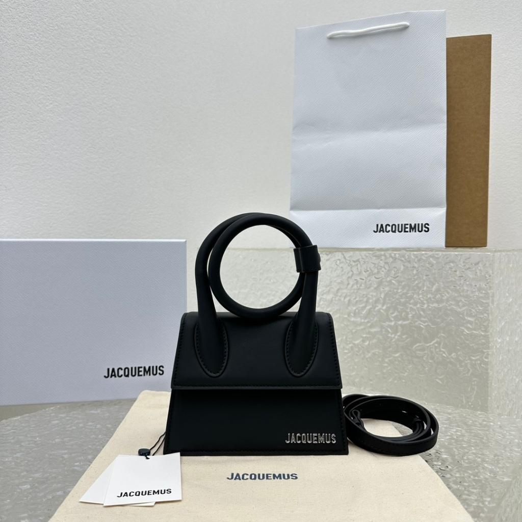 JACQUEMUS Le Chiquito Moyen handtas Nieuw, Ophalen of Verzenden, Nieuw, Zwart, Handtas