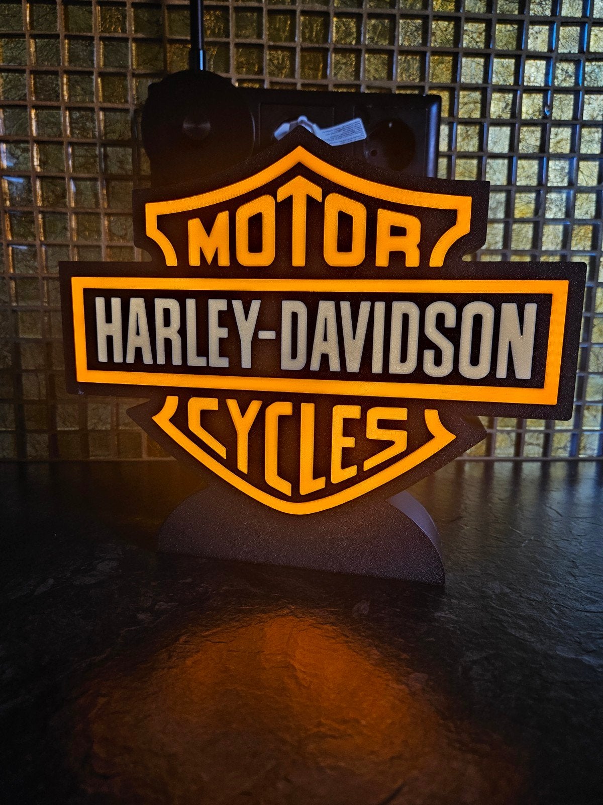 harley lamp, Huis en Inrichting, Ophalen of Verzenden, Nieuw, Kunststof