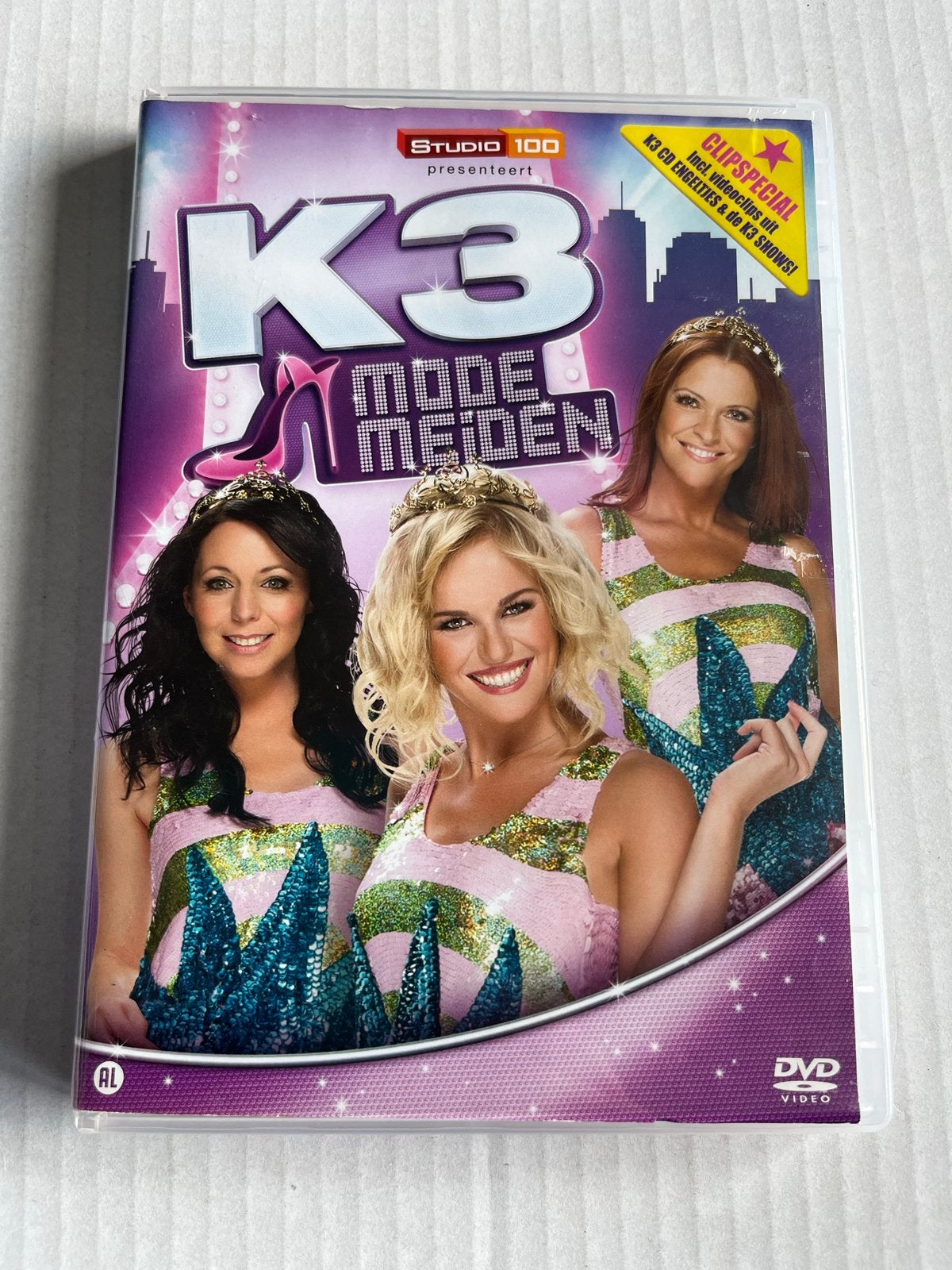 K3 - Mode Meiden DVD - Studio 100, Cd's en Dvd's, Gebruikt, Alle leeftijden, Familie, Film