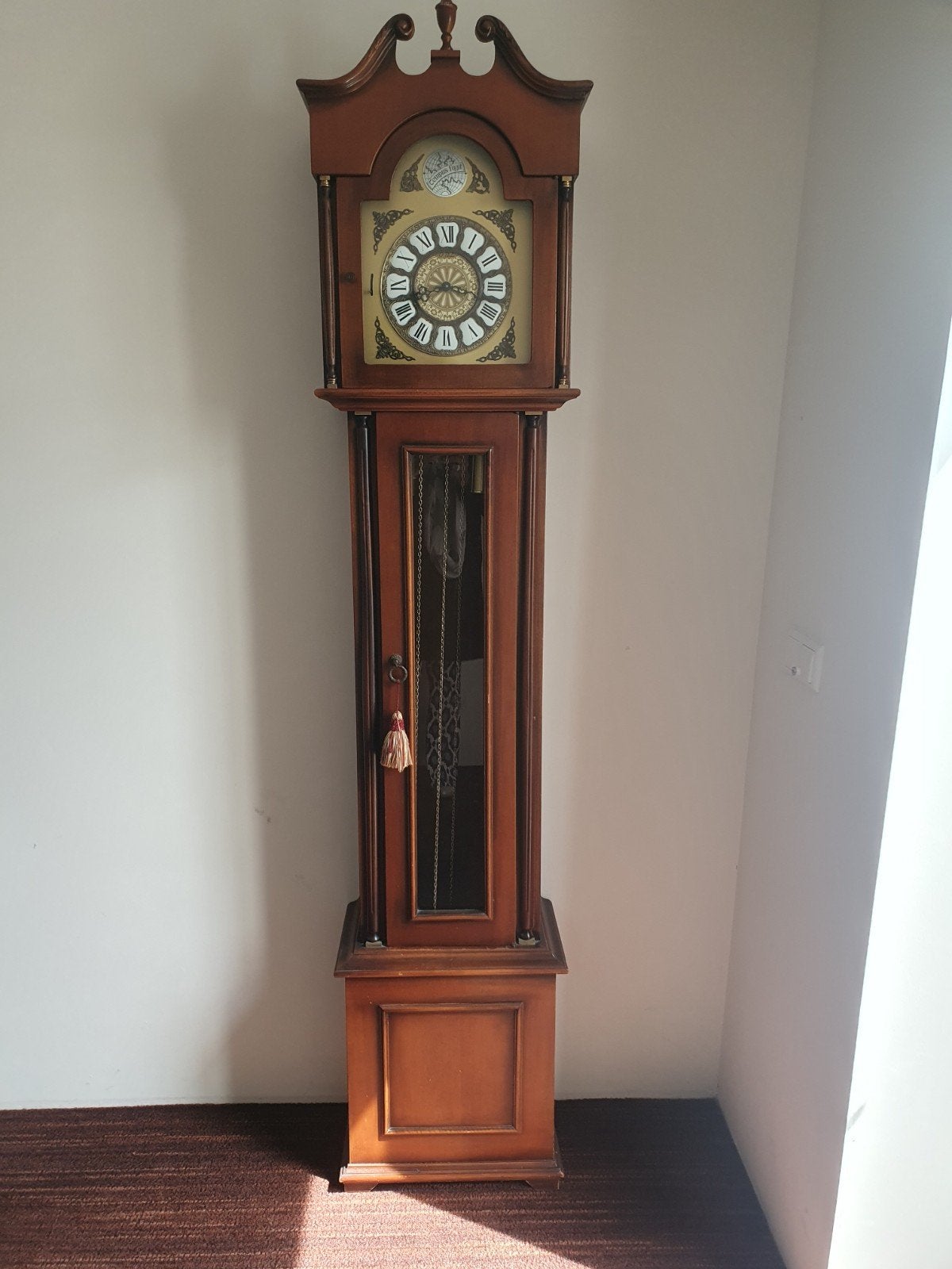 Klassieke staande klok - Houten design, Ophalen